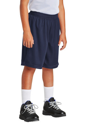 (YST510)Youth PosiCharge Classic Mesh Short