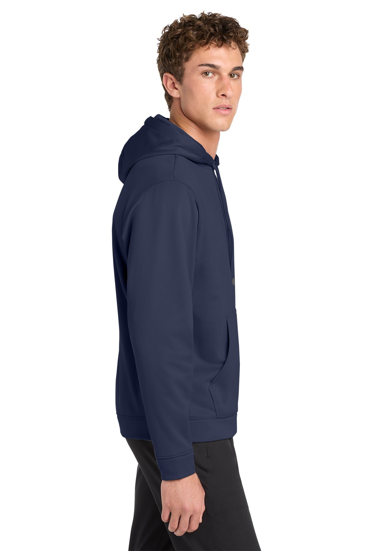 (F244) Adult A+ Shiny Fleece Pullover Hoodie