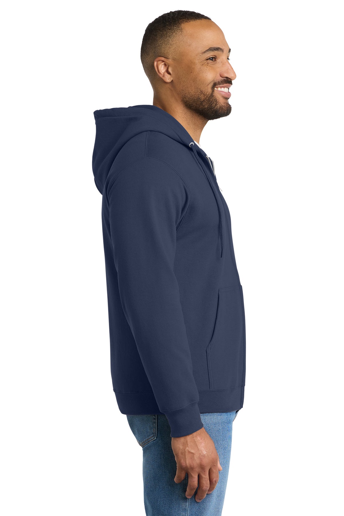 (PC90ZH) Adult Full-Zip Fleece Hoodie