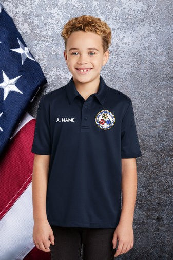 (Y540) Youth Silk Touch Performance Polo